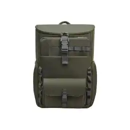 HP Laptop Backpack - Sac à dos pour ordinateur portable - modulaire - 15.6" - gris, vert (9J496AA)_2